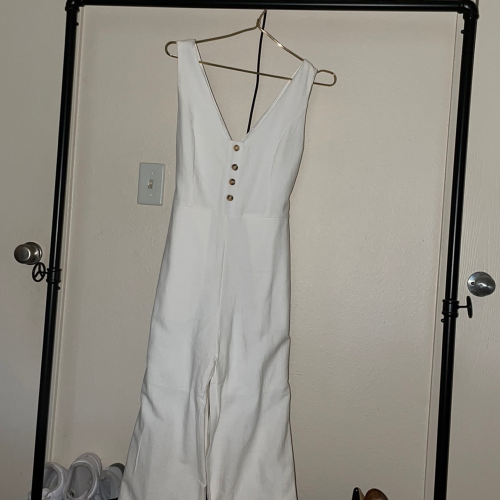 V neck jumpsuit